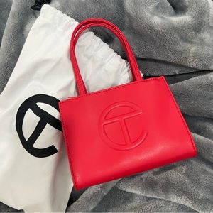 Telfar Small Red Shopping Bag